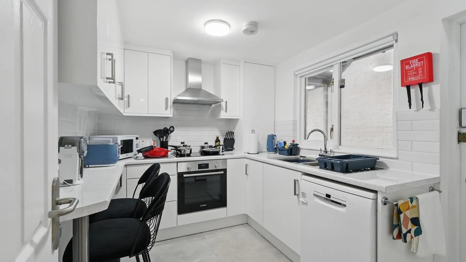 Central Flat 3 Bedroom, 2 Bathroom - Staybynumbers ベルファスト